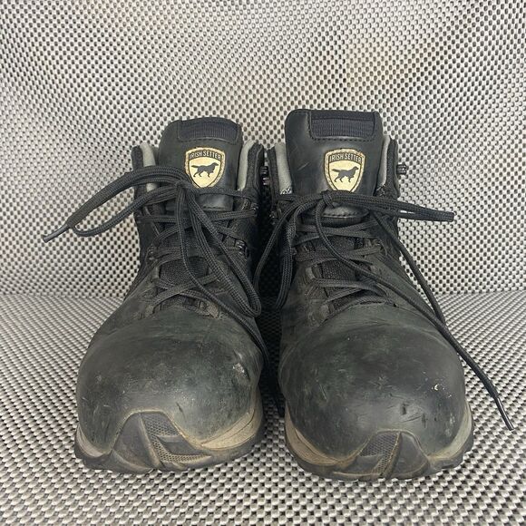 Irish Better Cascade Boots Mens 12 Black Ultra Dry Waterproof Lace Up Work Boots main image 5